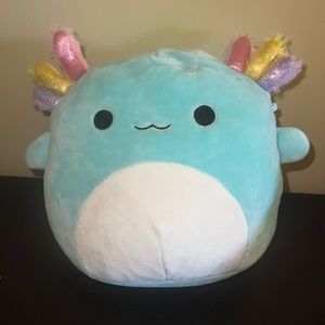 NWT Squishmallow Irina 8” blue axolotl